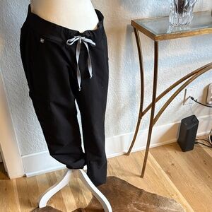 Figs black scrub pants size M.